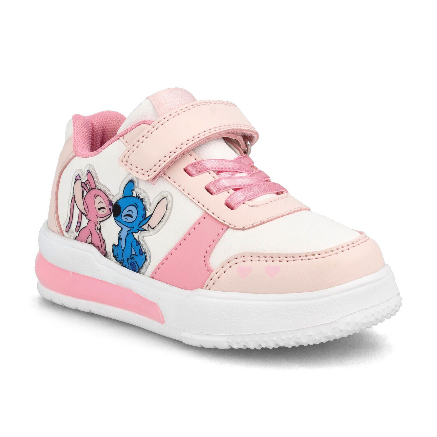 Zapatilla Ni&ntilde;a Bubblegummers Stitch Blanco - Rosa image number 1.0